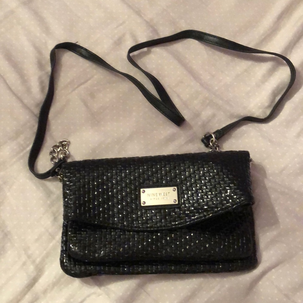Black Nine West multiway bag